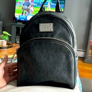 Pre-owned Michael Kors Black Backpack